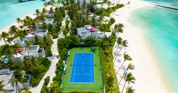 Maldives Tennis court
