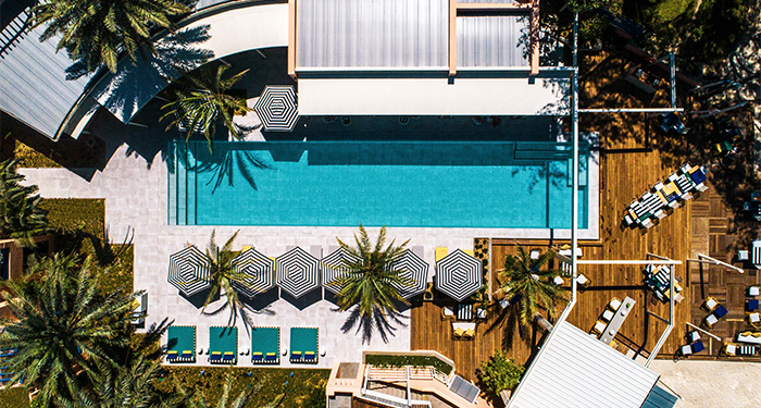 Mauritius hotel pool