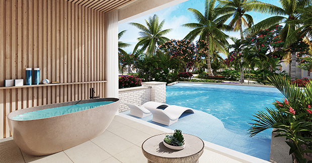 Swim up room