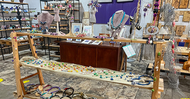 The Place silk cocoon jewellery