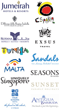 Sponsors and exhibitors from the Travel Weekly Luxury Roadshow