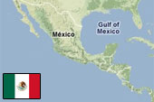 Mexico: location and flag