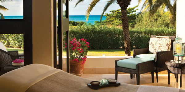 Spa terrace at Jumby Bay, Antigua