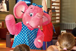 The Anxious The Elephant character appears at Haven holiday parks