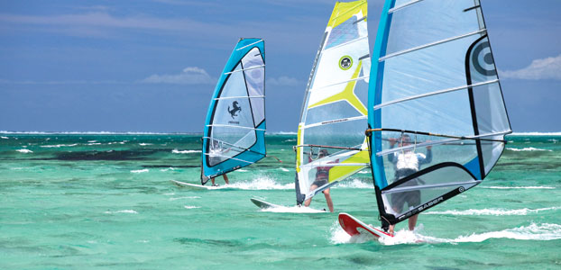 Windsurfing in Mauritius