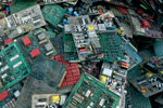 Circuit boards contain potentially harmful substances like lead and mercury