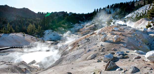 Lassen Volcanic hot springs