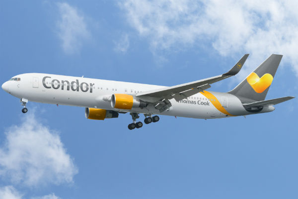 condor airlines carry on size