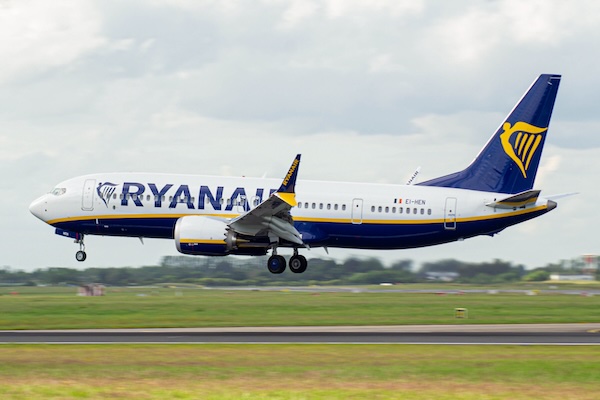 Ryanair May passenger carryings rise to almost 19m | Travel Weekly