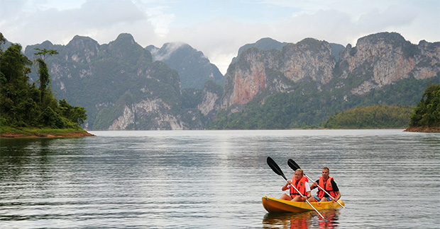 Elephant Hills lake camp 2