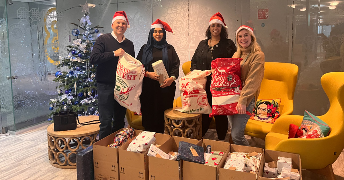 Audley Travel staff donate hundreds of Christmas gifts to needy kids