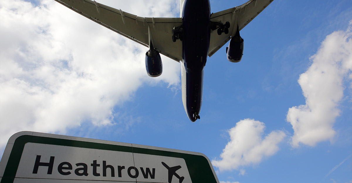 Two men arrested at Heathrow for alleged terrorism offence