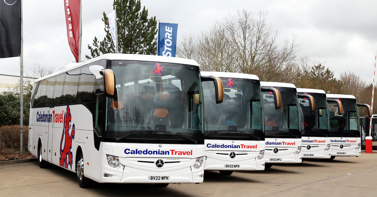 Caledonian Travel adds five coaches to fleet