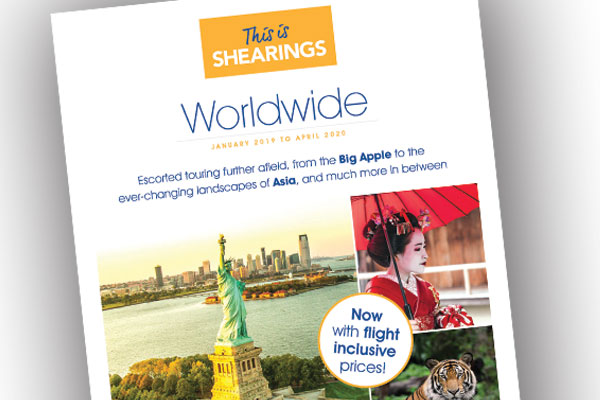 Shearings Adds 15 Escorted Tours To New Worldwide Brochure Travel Weekly