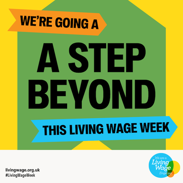 Living Wage Week logo from Kuoni