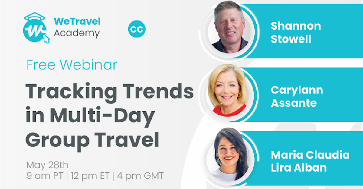 WeTravel to host webinar about group travel trends