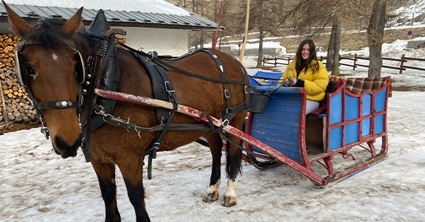 Hannah sleigh ride