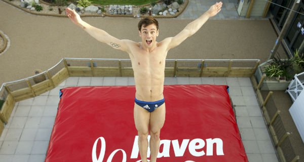 Tom Daley dives into The Drop