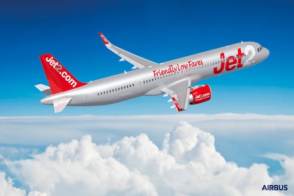 Jet2 commits to minimum of 35 more Airbus aircraft worth $4bn