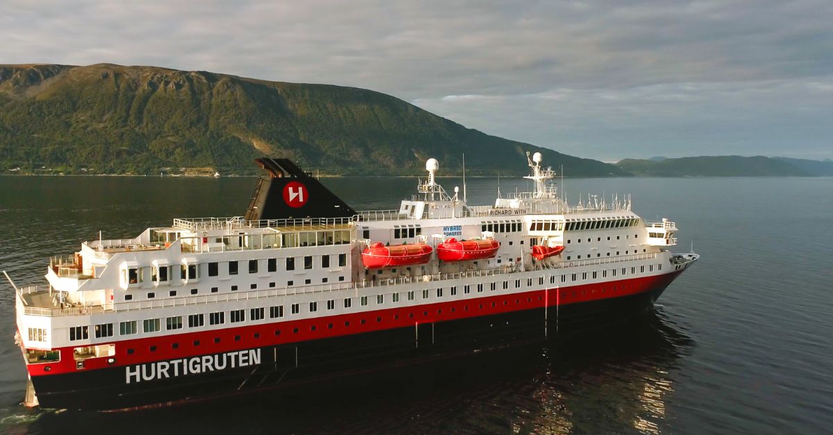 Hurtigruten ship back operating after sustainable upgrades