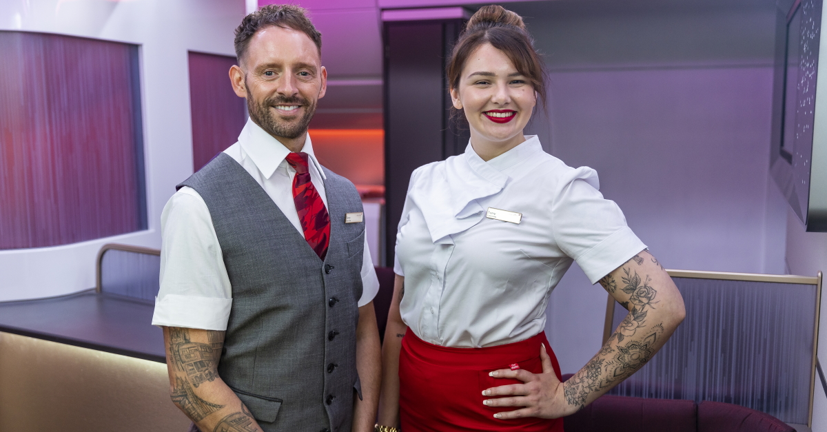 Virgin Atlantic staff can show tattoos after policy change