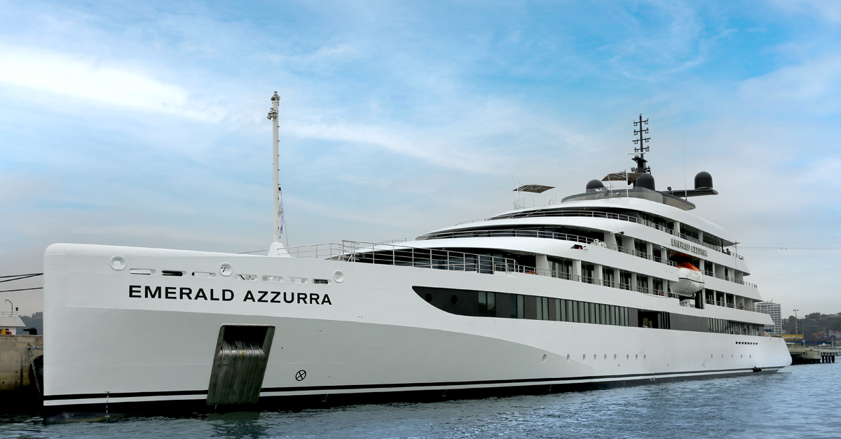 Emerald Azzurra officially named at Venice ceremony