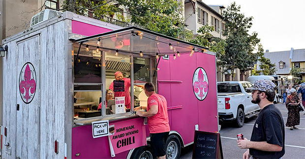 Hot Tamales food truck at Rhythms on the River in Lafayette. Credit_ Monica Meade