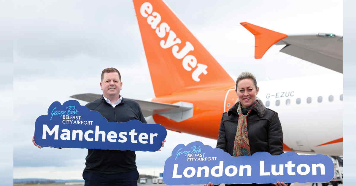 EasyJet adds 140,000 seats and new routes from Belfast airports