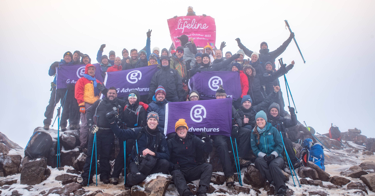 G Adventures climbers raise £30k for Abta LifeLine and Planeterra