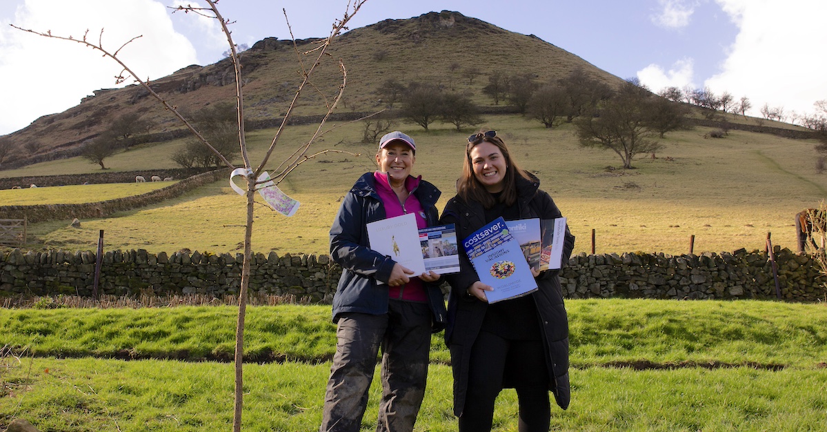 Homeworker plants trees to fulfil TTC Tour Brands sustainability pledge