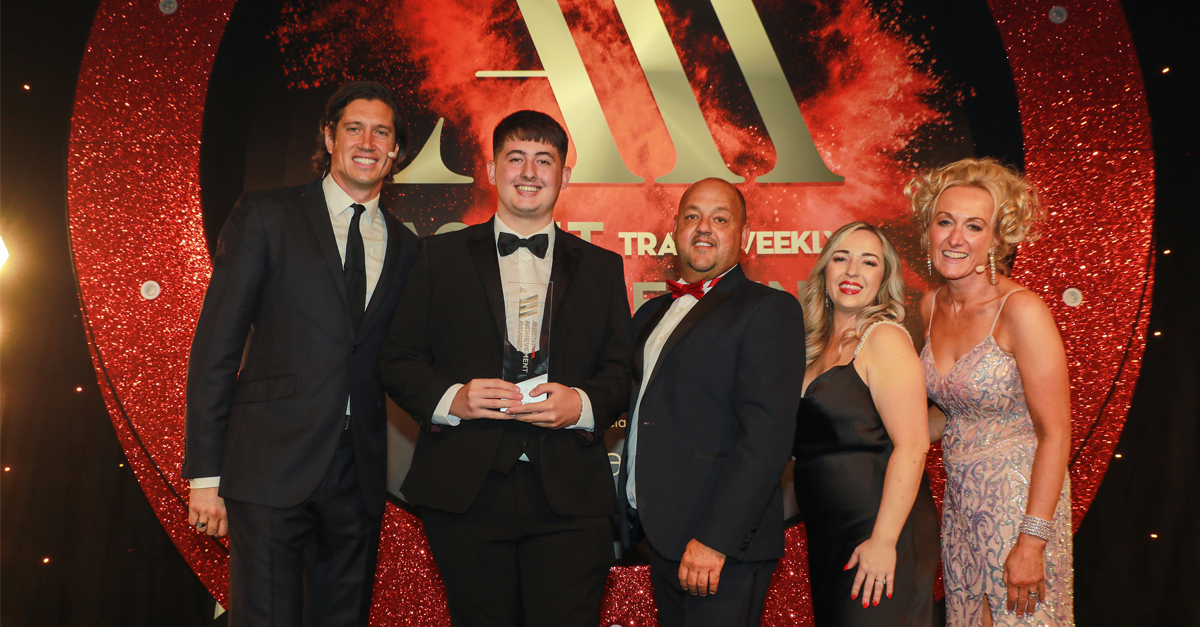 Your Stories: Aaron Petty won Young Leisure Agent of the Year at this year’s AAAs