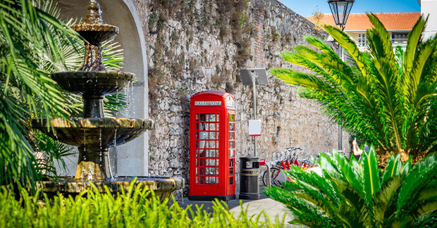Gibraltar phone box