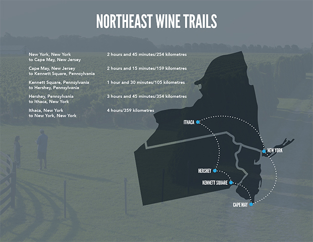 Northeast Wine Trail _Map