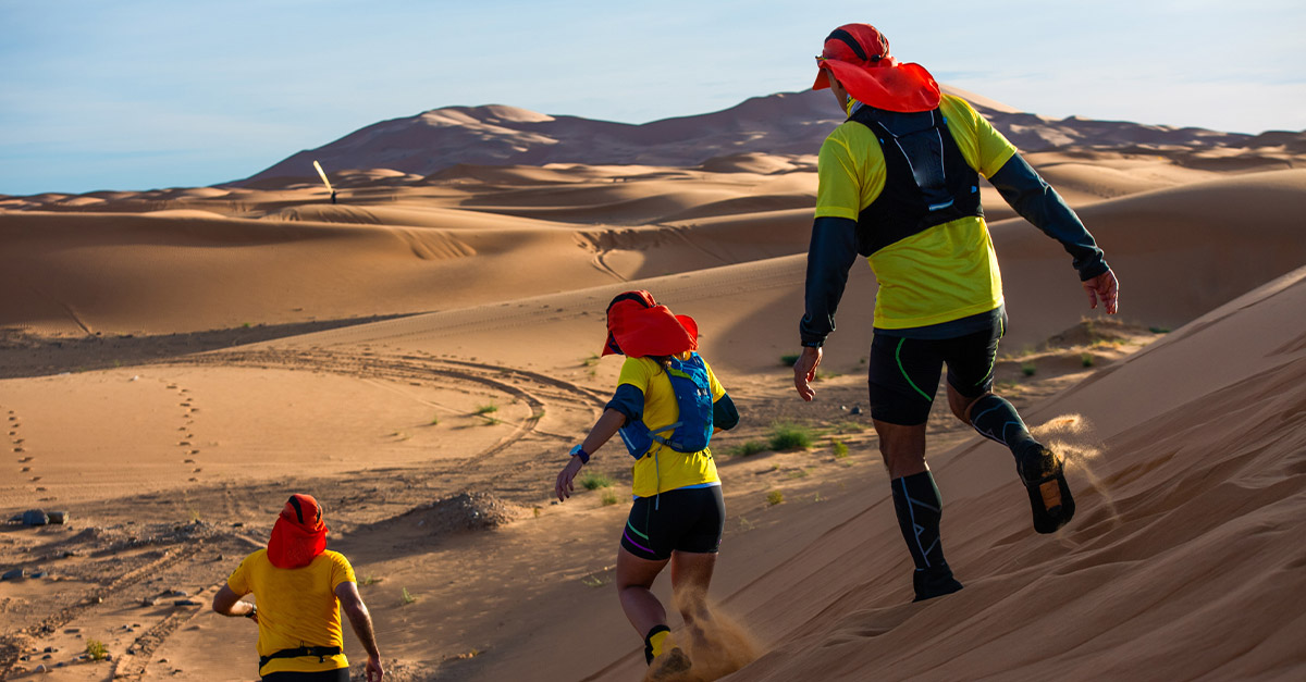 The Marathon des Sables is considered one of the most difficult races in the world (credit Heitor Pergher / Shutterstock)