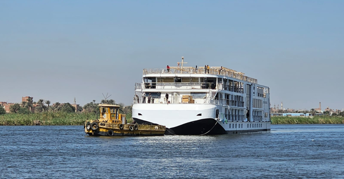 Viking completes float-out of new Nile River vessel