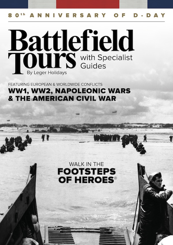 Leger Holidays Battlefield Tours brochure cover