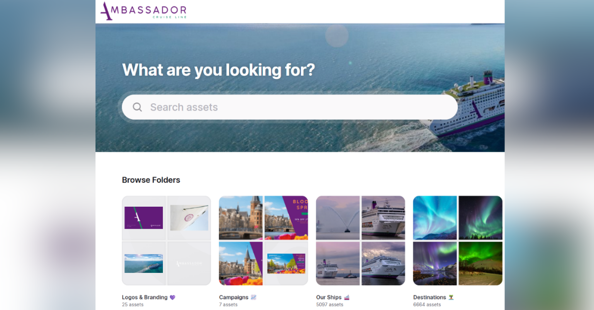 Ambassador Cruise Line launches asset portal for trade