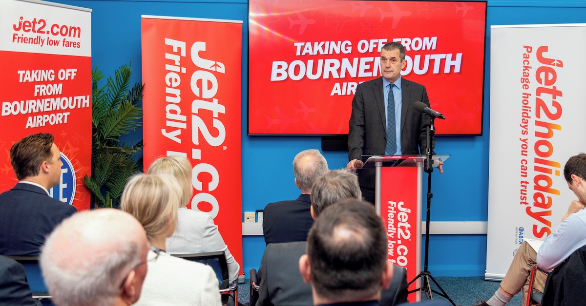 Jet2 reports ‘truly phenomenal’ response to Bournemouth launch