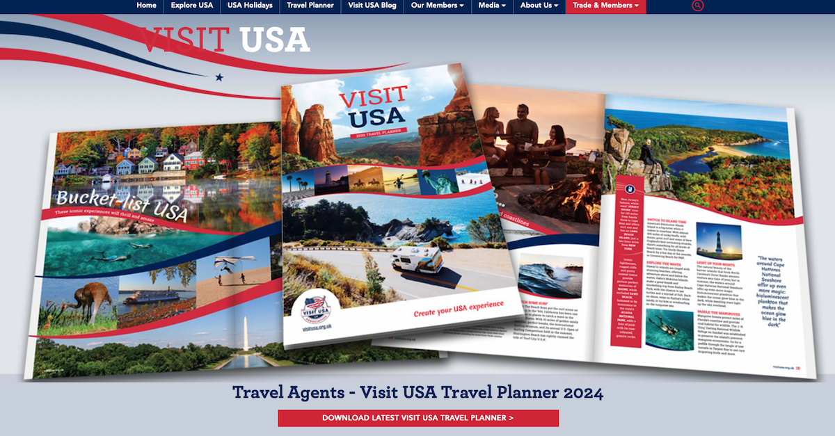 Visit USA releases first printed travel planner since pre-Covid