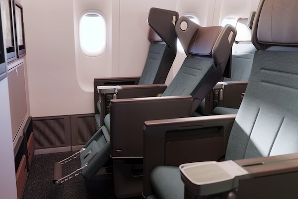 New premium economy cabin unveiled by Cathay Pacific