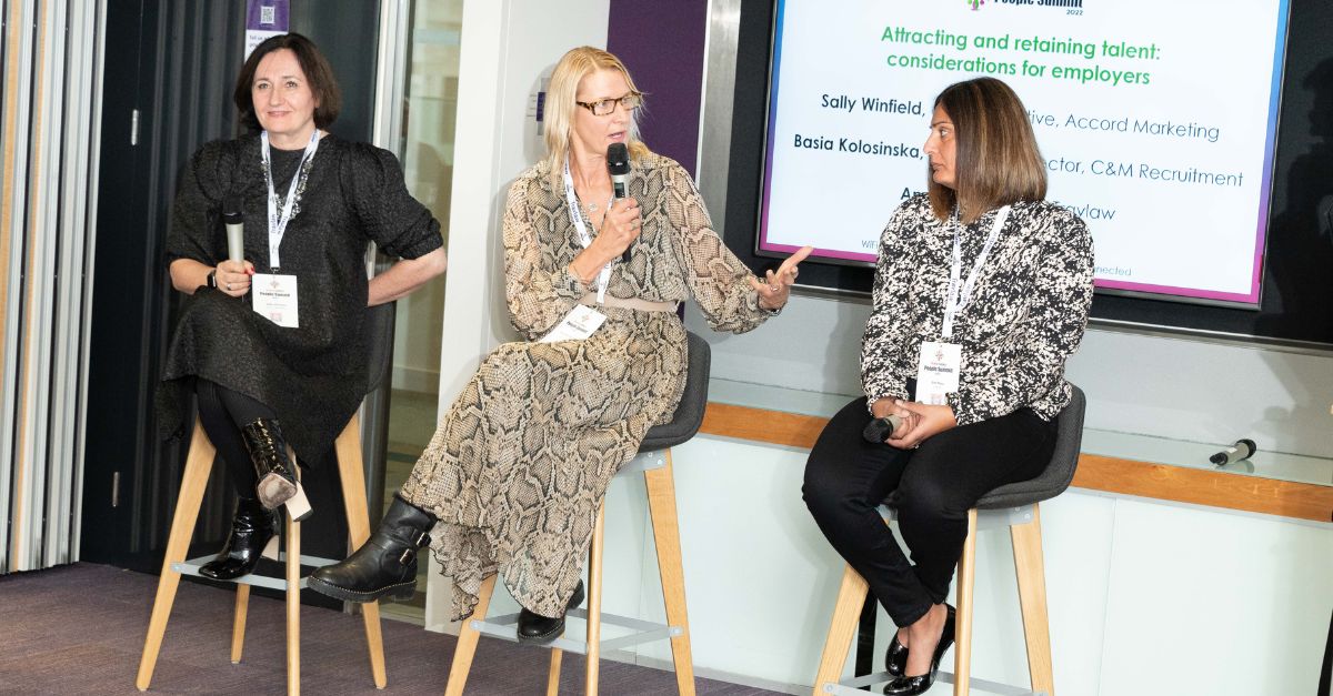 Attracting and retaining talent panel, People Summit, November 2022