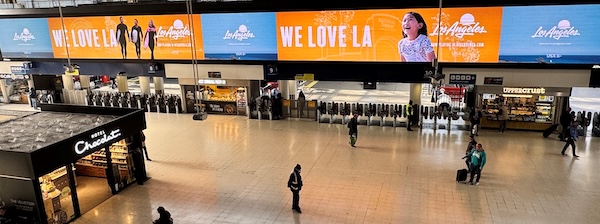 Los Angeles Tourism at Waterloo Station