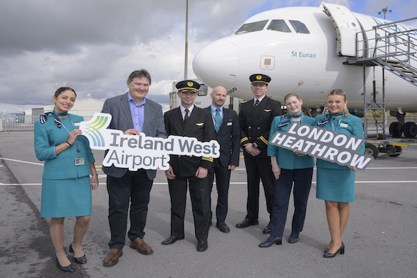 Are Lingus starts new Heathrow link to west of Ireland