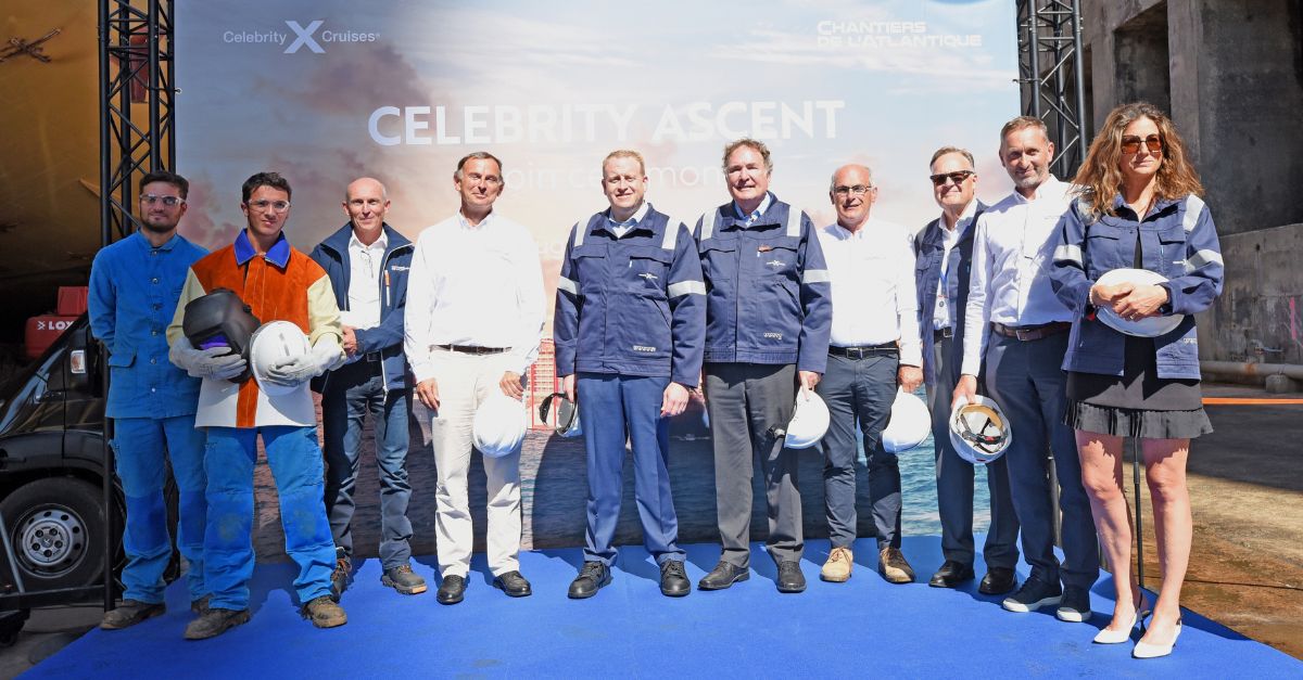 Coin ceremony held for new Celebrity Cruises ship