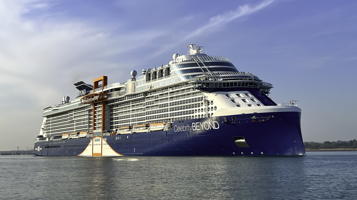 Celebrity Beyond arrives in Southampton ahead of maiden voyage