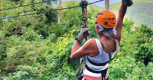 Saint Lucia ziplining 2019