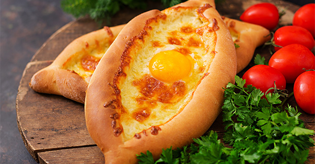 Cheese filled bread