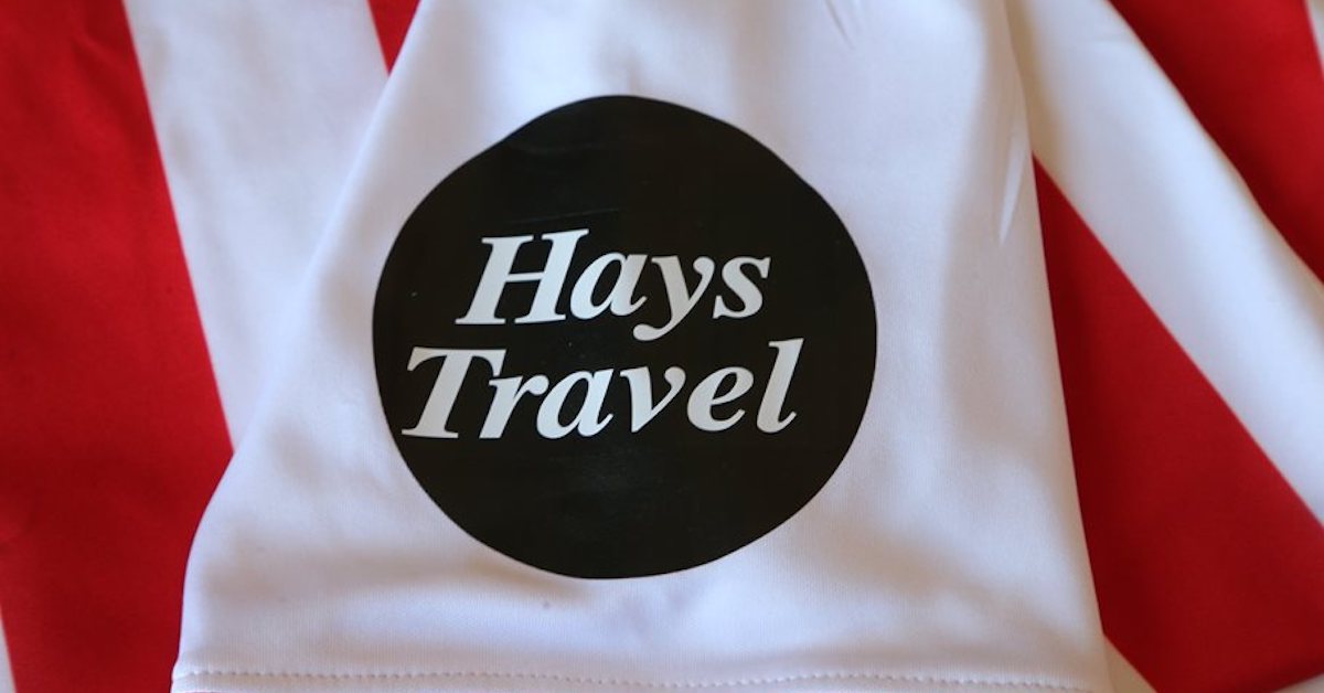 Hays Travel becomes sleeve sponsor for Sunderland