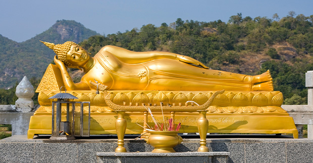 Thailand gold buddah