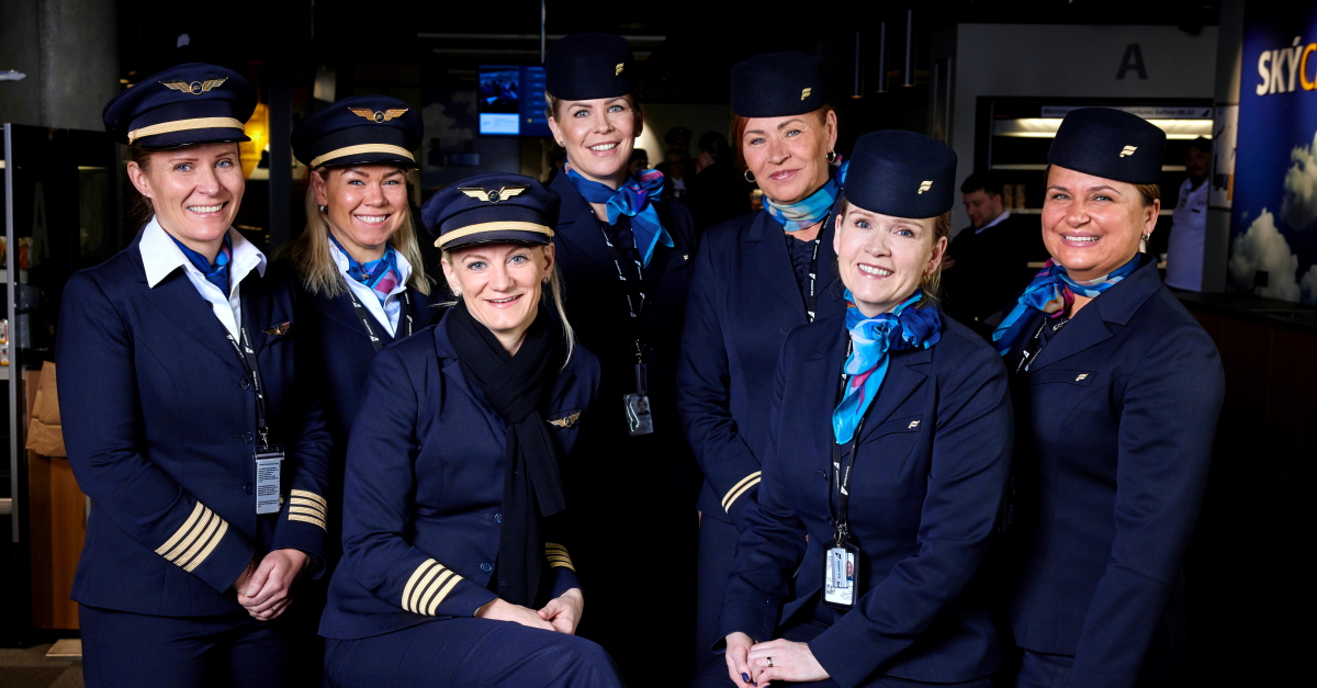 Icelandair flight operates with all-female crew